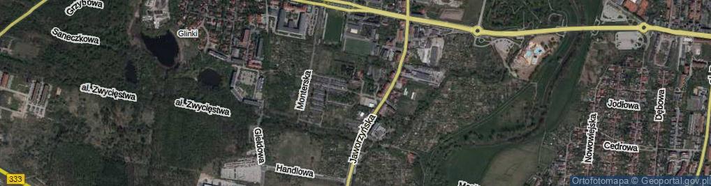 Zdjęcie satelitarne Inwalidów ul.