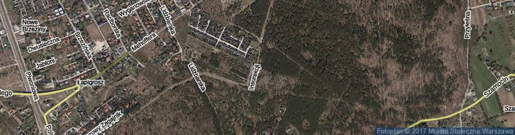 Zdjęcie satelitarne Insurekcji ul.