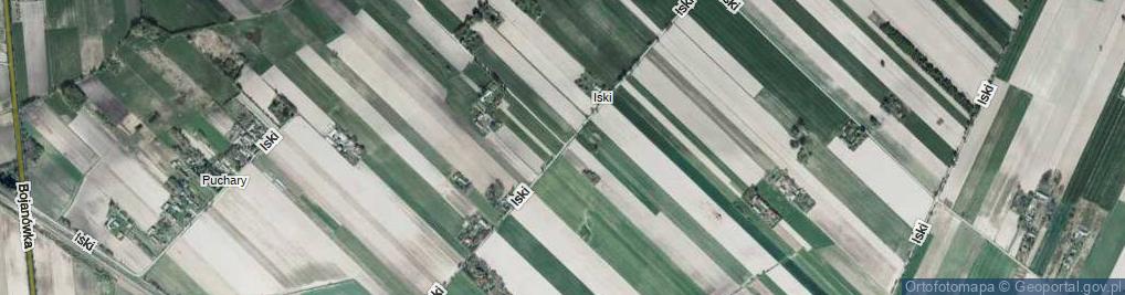 Zdjęcie satelitarne Iski ul.