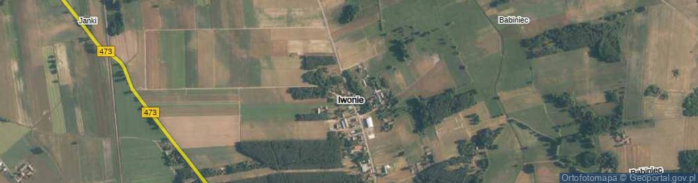 Zdjęcie satelitarne Iwonie ul.
