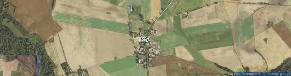 Zdjęcie satelitarne Izdby ul.