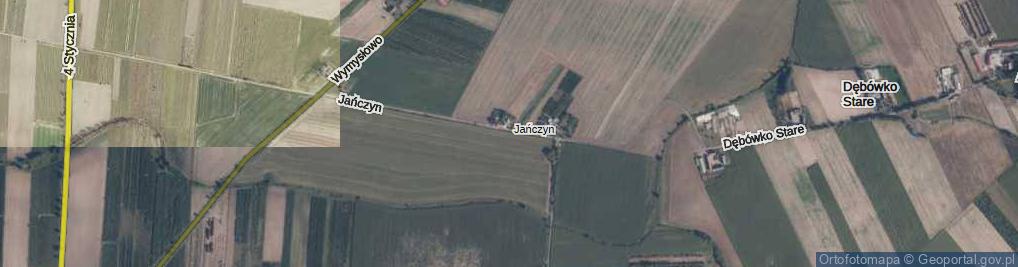 Zdjęcie satelitarne Jańczyn ul.