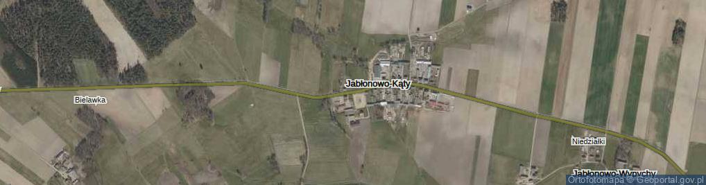 Zdjęcie satelitarne Jabłonowo-Kąty ul.