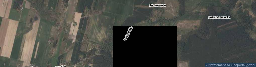 Zdjęcie satelitarne Jackowskie ul.
