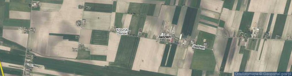 Zdjęcie satelitarne Jadzień ul.