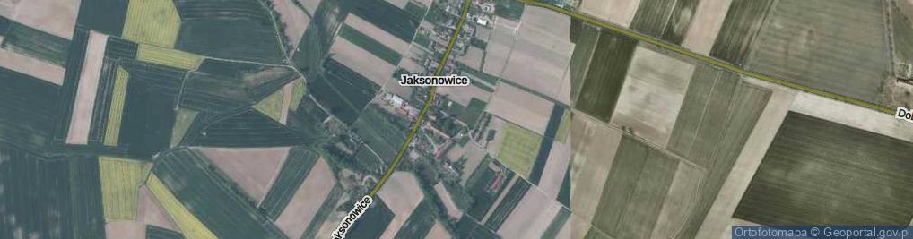 Zdjęcie satelitarne Jaksonowice ul.