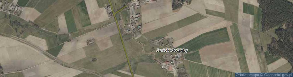Zdjęcie satelitarne Jamiołki-Godzieby ul.