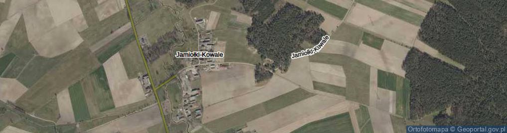 Zdjęcie satelitarne Jamiołki-Kowale ul.