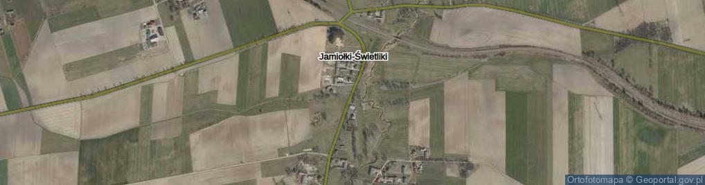 Zdjęcie satelitarne Jamiołki-Świetliki ul.