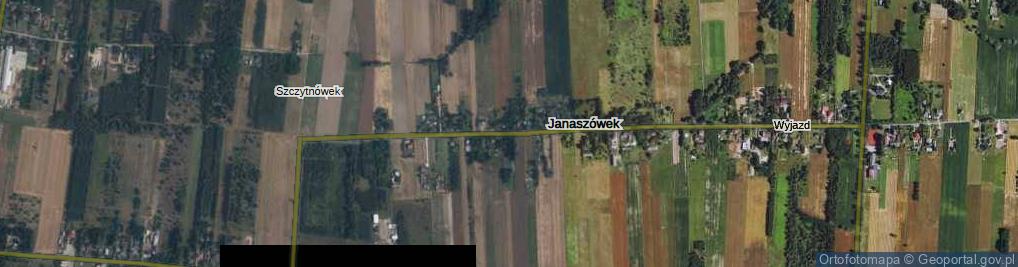 Zdjęcie satelitarne Janaszówek ul.