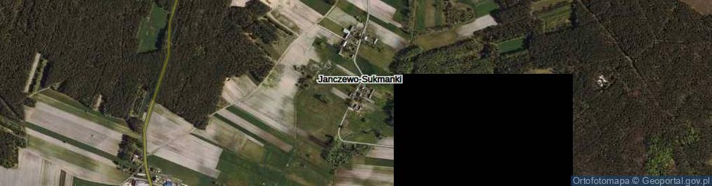 Zdjęcie satelitarne Janczewo-Sukmanki ul.