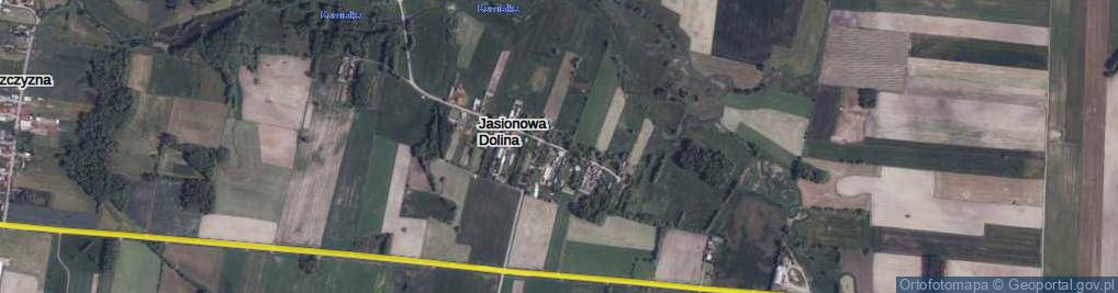 Zdjęcie satelitarne Jasionowa Dolina ul.