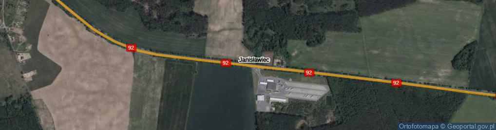 Zdjęcie satelitarne Janisławiec ul.
