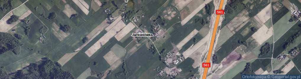 Zdjęcie satelitarne Jankielówka ul.