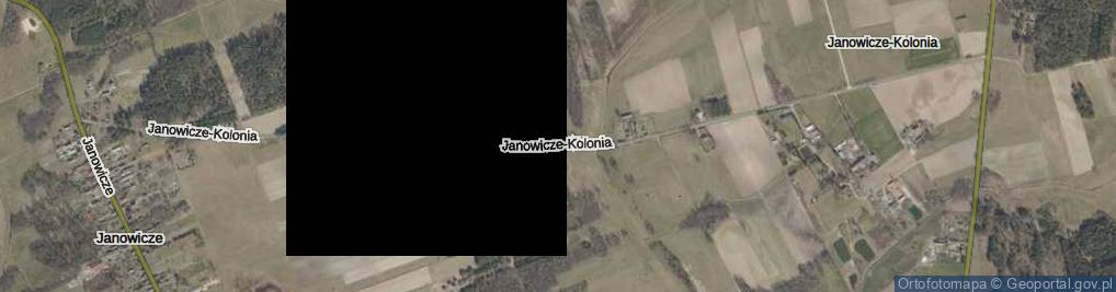 Zdjęcie satelitarne Janowicze-Kolonia ul.