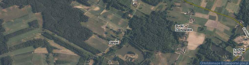 Zdjęcie satelitarne Janów ul.