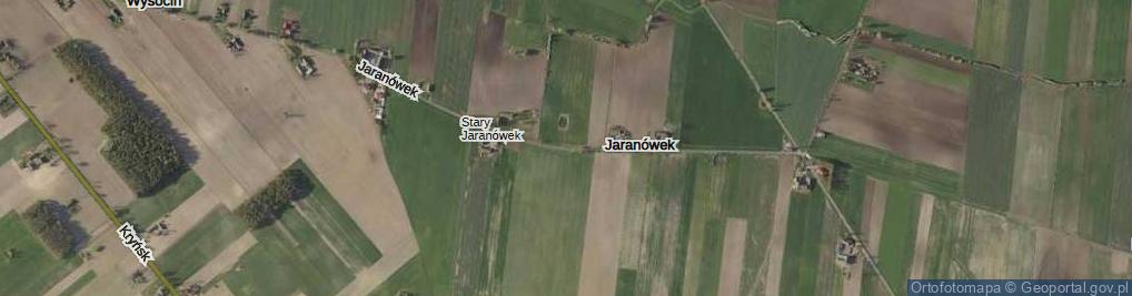 Zdjęcie satelitarne Jaranówek ul.