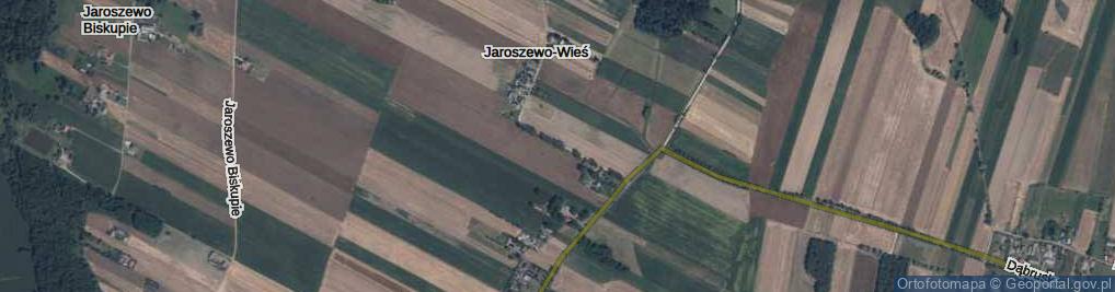 Zdjęcie satelitarne Jaroszewo-Wieś ul.