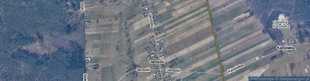Zdjęcie satelitarne Jaroszki ul.
