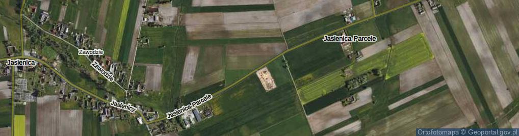 Zdjęcie satelitarne Jasienica-Parcele ul.