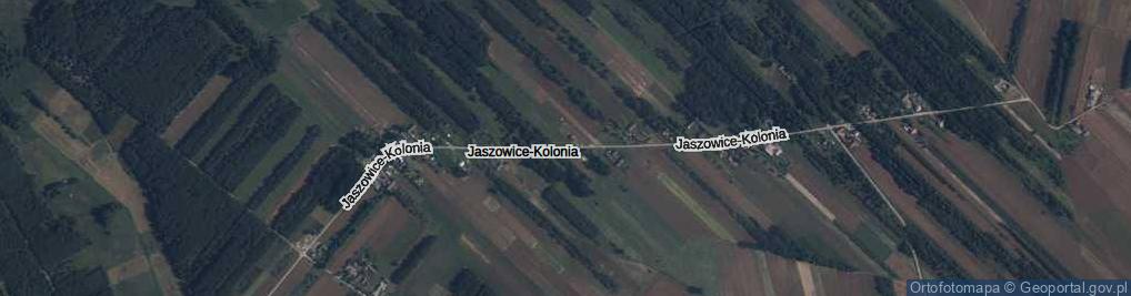 Zdjęcie satelitarne Jaszowice-Kolonia ul.