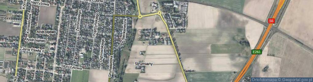 Zdjęcie satelitarne Jagodowa ul.