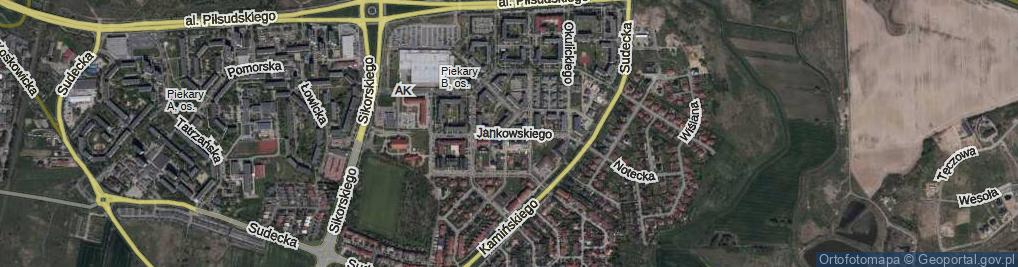 Zdjęcie satelitarne Jankowskiego Stanisława Jana ul.