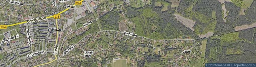 Zdjęcie satelitarne Jaworowa ul.