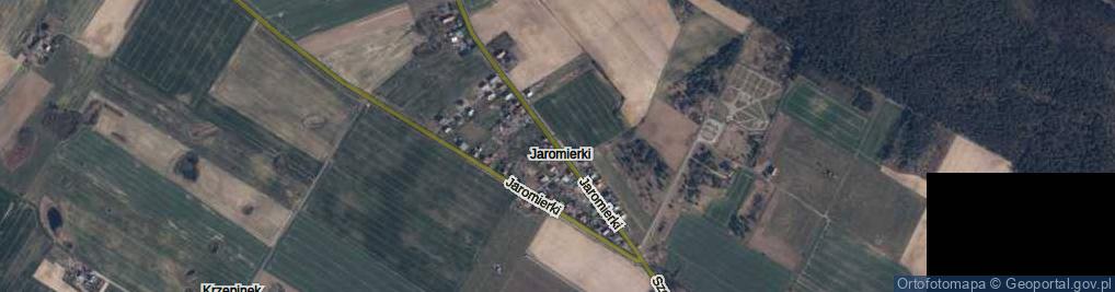 Zdjęcie satelitarne Jaromierki ul.