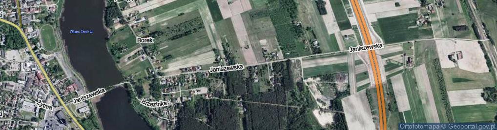 Zdjęcie satelitarne Janiszewska ul.