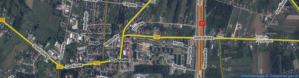 Zdjęcie satelitarne Jachowskiego Władysława ul.