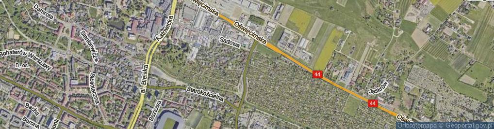 Zdjęcie satelitarne Jaworowa ul.