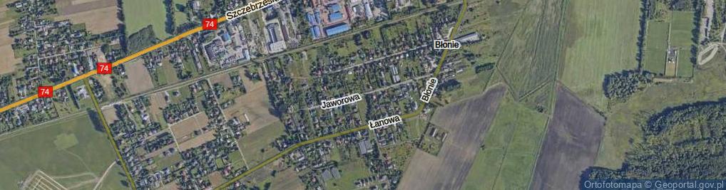 Zdjęcie satelitarne Jaworowa ul.