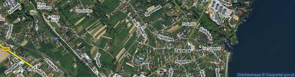 Zdjęcie satelitarne Jana Pawła II ul.