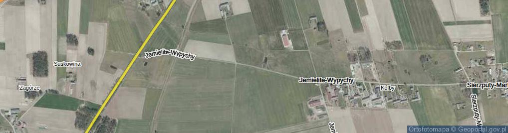 Zdjęcie satelitarne Jemielite-Wypychy ul.