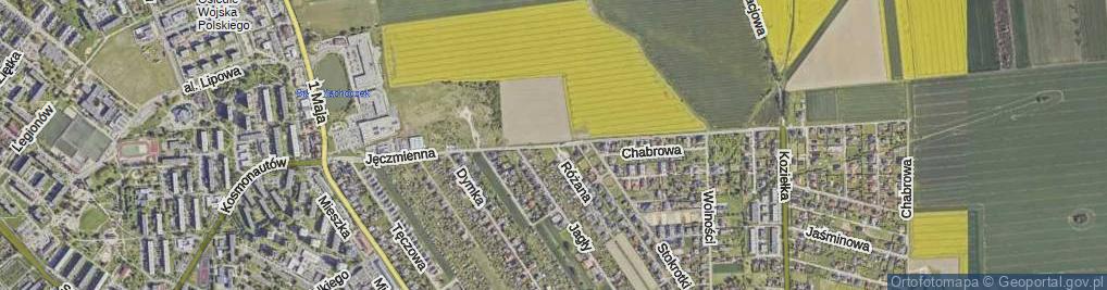 Zdjęcie satelitarne Jęczmienna ul.