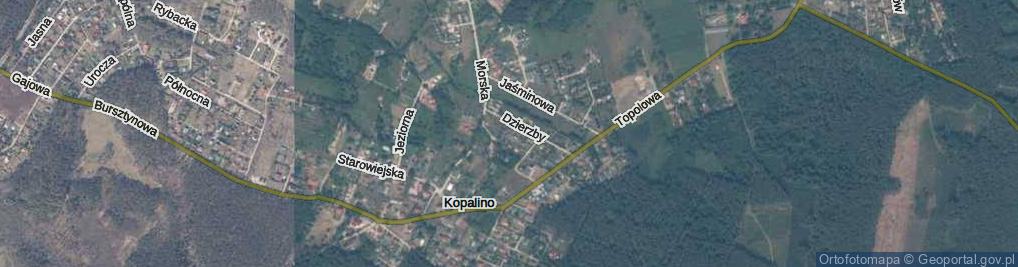 Zdjęcie satelitarne Jeżowa ul.