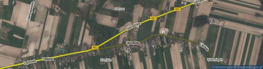 Zdjęcie satelitarne Jeżopole ul.