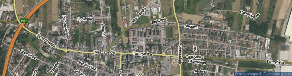 Zdjęcie satelitarne Jeżynowa ul.