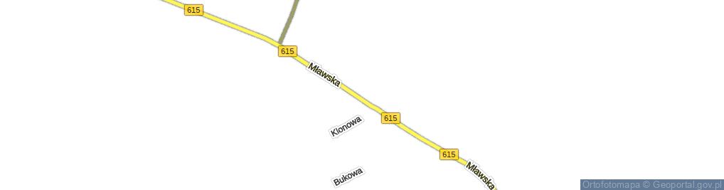 Zdjęcie satelitarne Jodłowa ul.