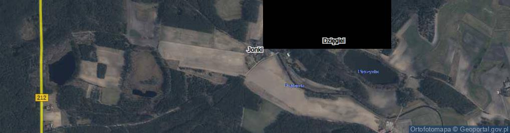 Zdjęcie satelitarne Jonki ul.