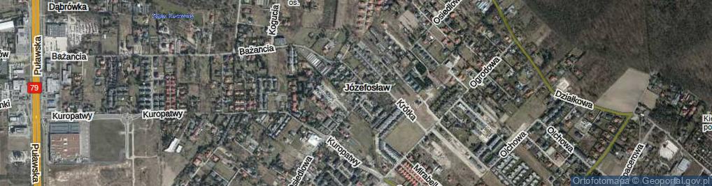 Zdjęcie satelitarne Józefosław ul.