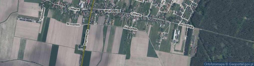 Zdjęcie satelitarne Jodłowa ul.