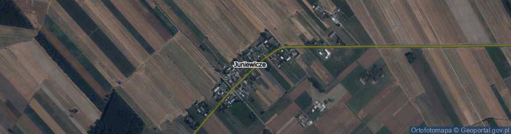 Zdjęcie satelitarne Juniewicze ul.