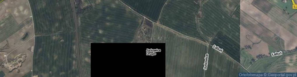 Zdjęcie satelitarne Jurkowice Drugie ul.