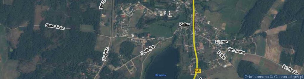 Zdjęcie satelitarne Jutrzenki Trzebiatowskiego, ks. ul.