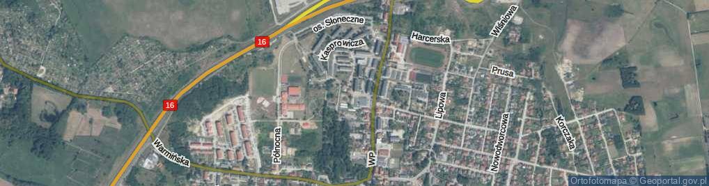 Zdjęcie satelitarne Kasprowicza Jana ul.