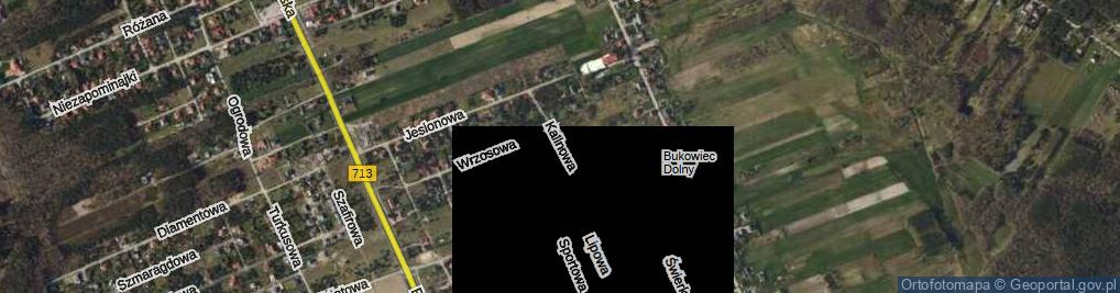 Zdjęcie satelitarne Kalinowa ul.