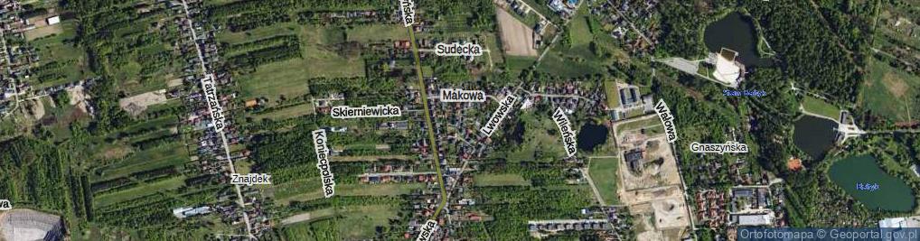 Zdjęcie satelitarne Kąkolowa ul.