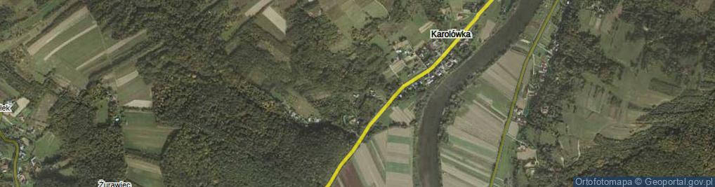 Zdjęcie satelitarne Kaniowiec ul.